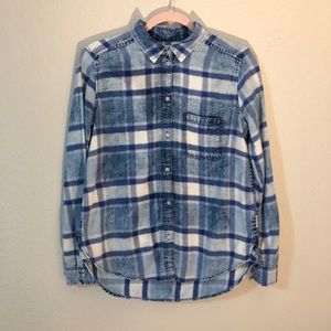 American Eagle Boyfriend Fit Flannel / S